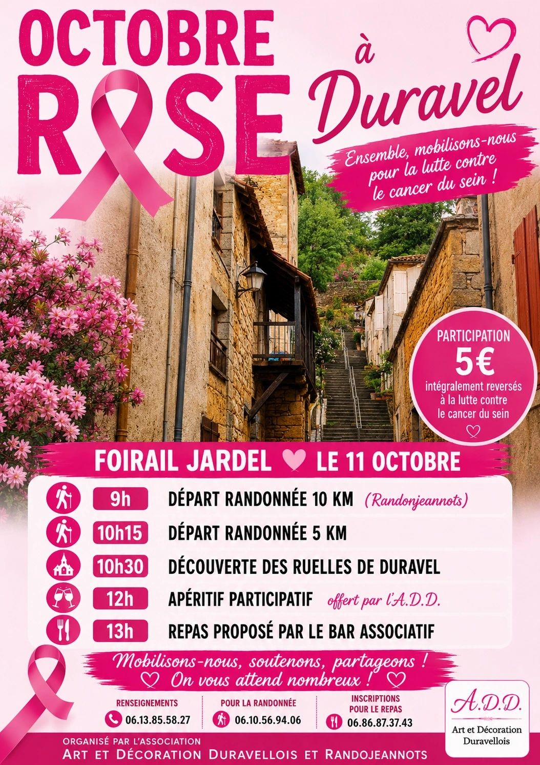 Octobre Rose à Duravel