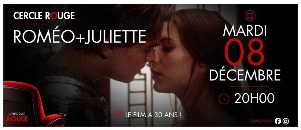 Cinéma - Le Cercle Rouge "Roméo + Juliette"