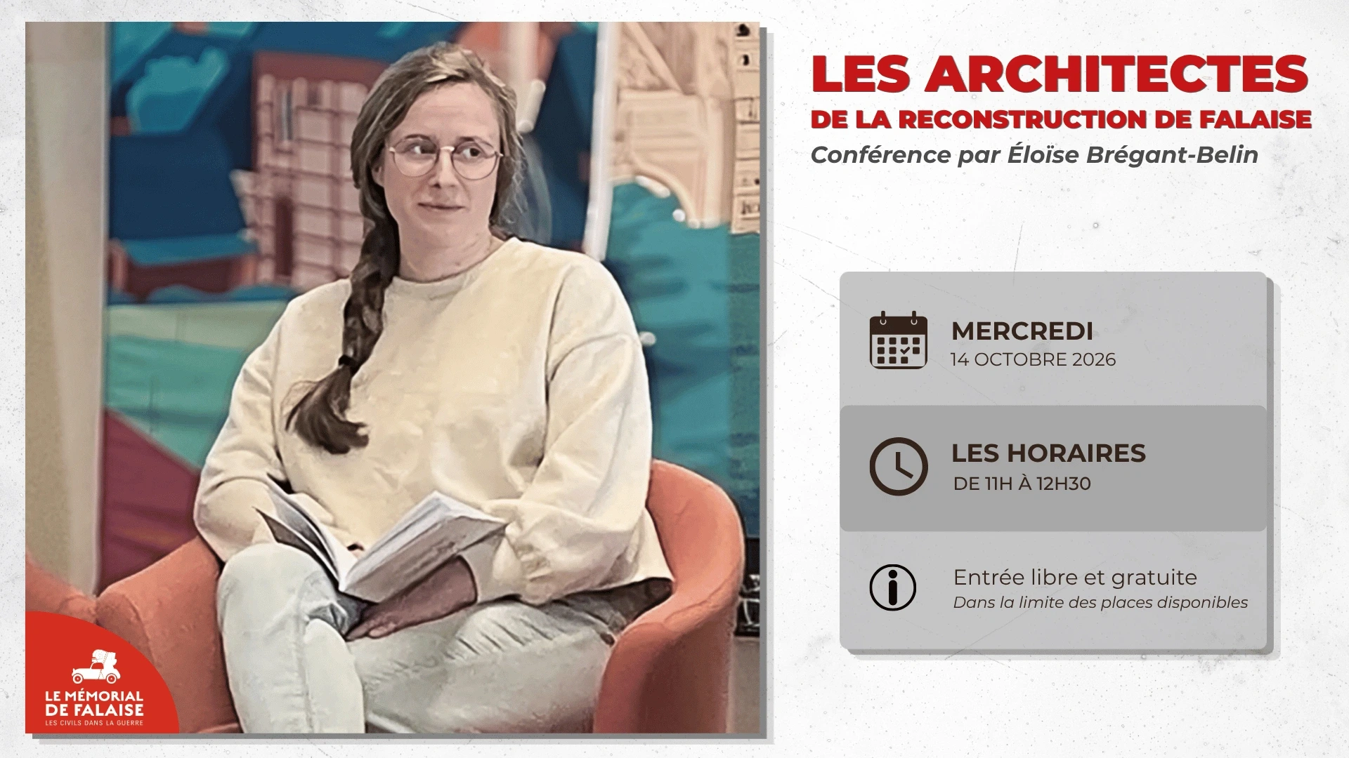 Conférence "Les architectes de la Reconstruction de Falaise" par Éloïse Brégant-Belin