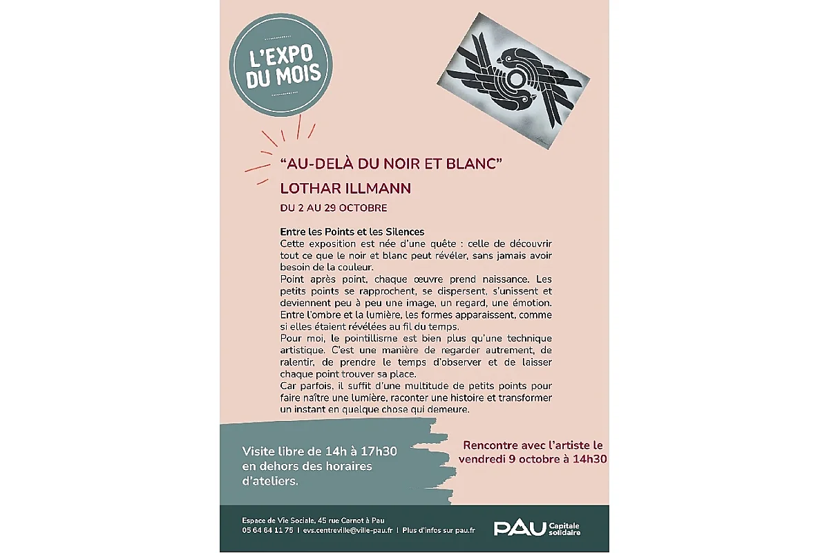 Exposition "Au-delà du noir et blanc" de Lothar Illmann