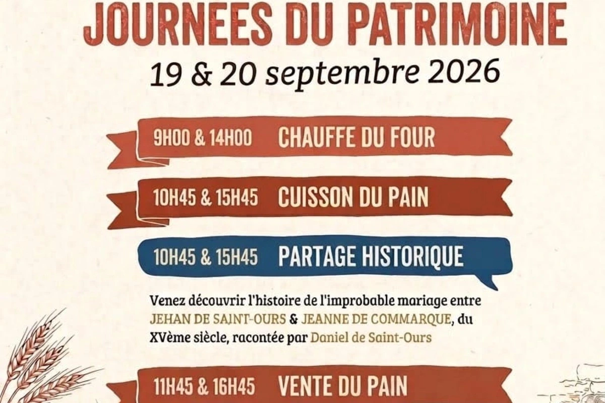 Journées Européennes du Patrimoine | Démonstrations de cuisson du pain