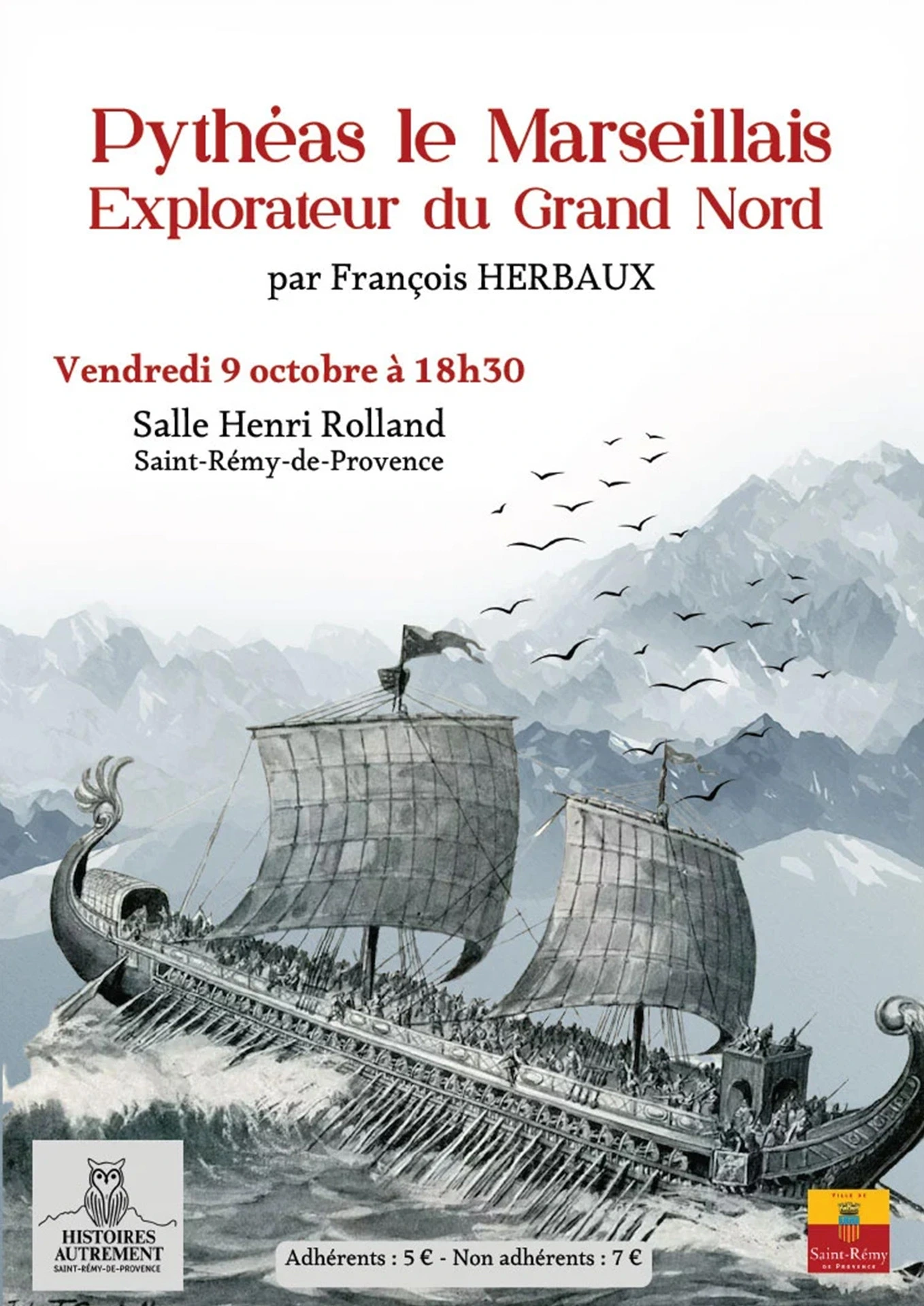 Conférence : "Pythéas, explorateur du Grand Nord" à Saint-Rémy-de-Provence