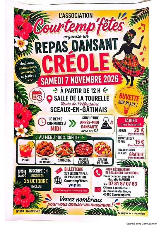 Repas dansant créole