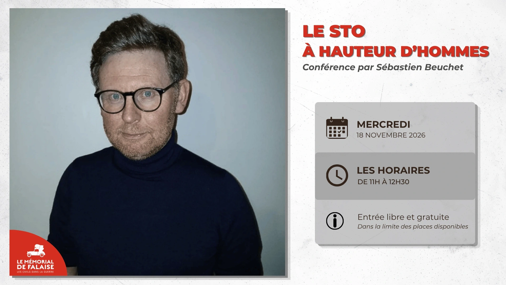 Conférence "Le STO à hauteur d'hommes" par Sébastien Beuchet