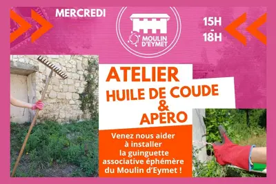 Atelier huile de coude & apéro