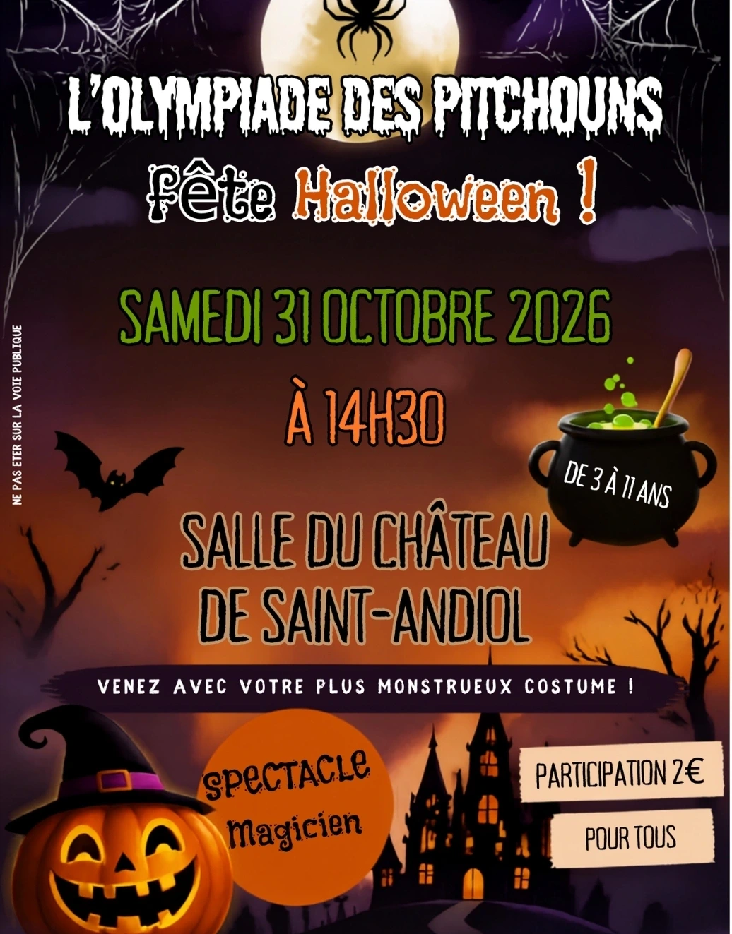 L'Olympiade des Pitchouns fête Halloween à Saint-Andiol