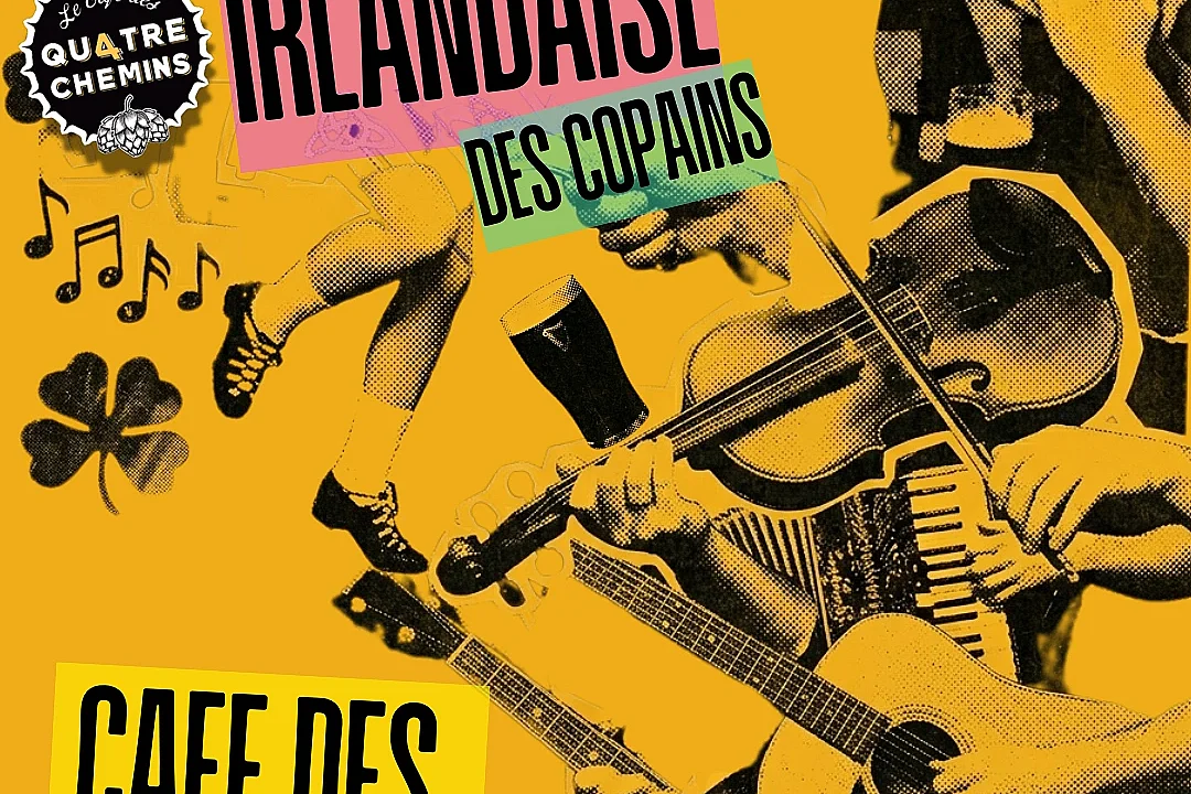 SESSION IRLANDAISE DES COPAINS AU CAFÉ DES 4 CHEMINS