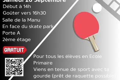 Tennis de Table : Tournoi des Ecoles