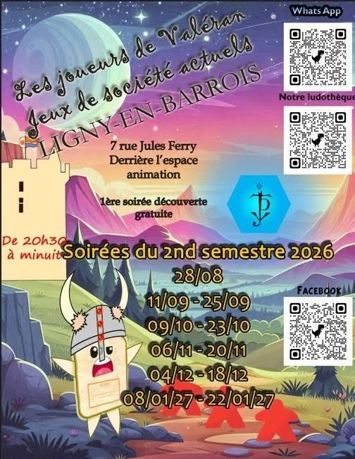 Soirées jeux de société actuels