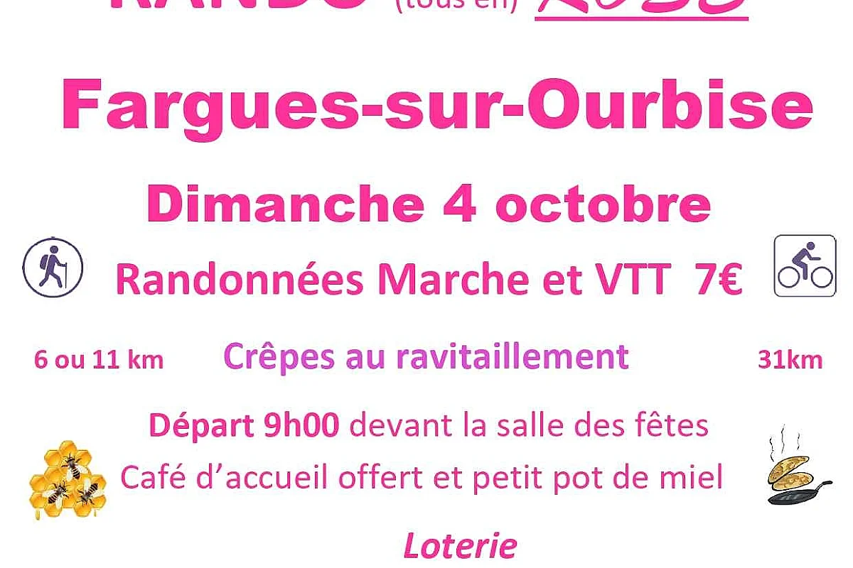 Rando (tous en) Rose