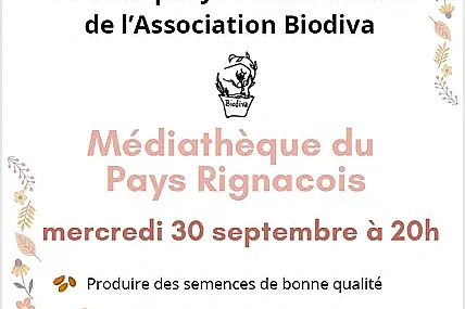 Conférence autour des semences et de la biodiversité