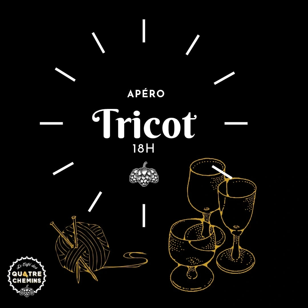 APÉRO TRICOT AU CAFÉ DES 4 CHEMINS