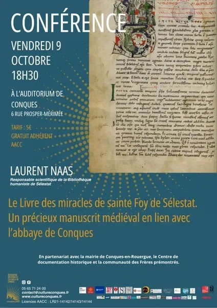 Conférence  - Le livre des miracles de Ste-Foy de Sélestat