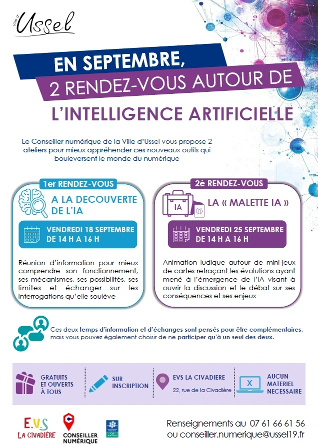 Atelier numérique "la malette IA"