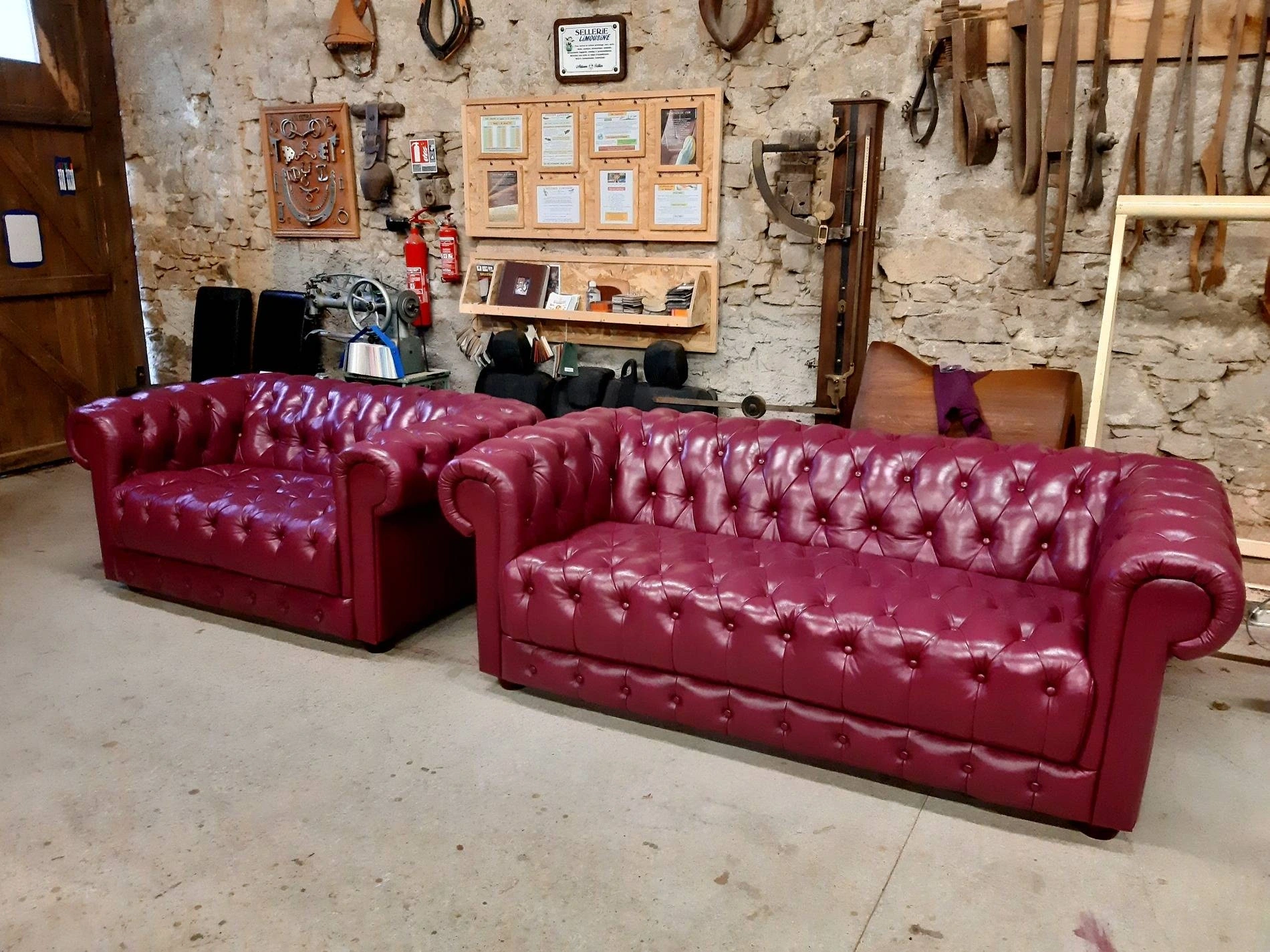 Ici, nos savoir-faire - Visite Sellerie Limousine