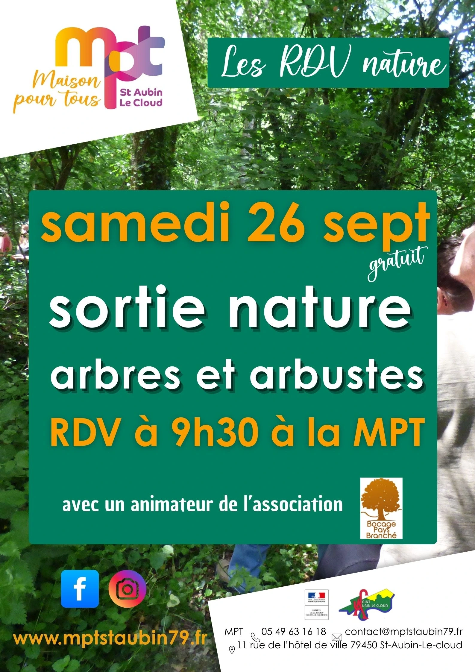 Rendez-vous nature : arbres et arbustes