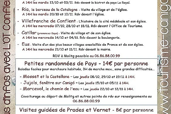 LES BALADES DU CONFLENT "MOSSET ET LA CASTELLANE"