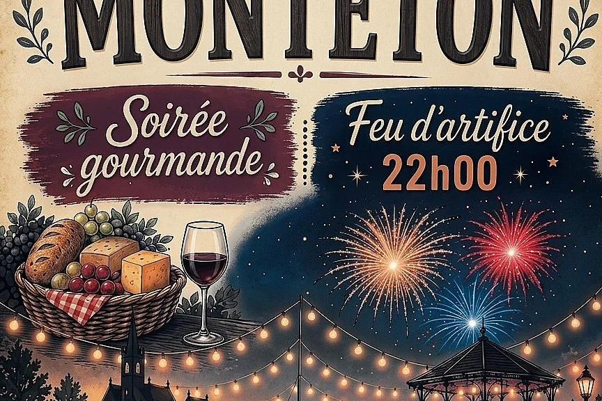 Soirée Gourmande à Monteton Mayade et feu d'artifice !