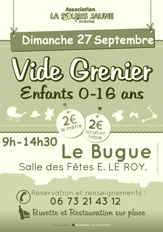 Vide Grenier (enfants 0-16 ans) Le Bugue