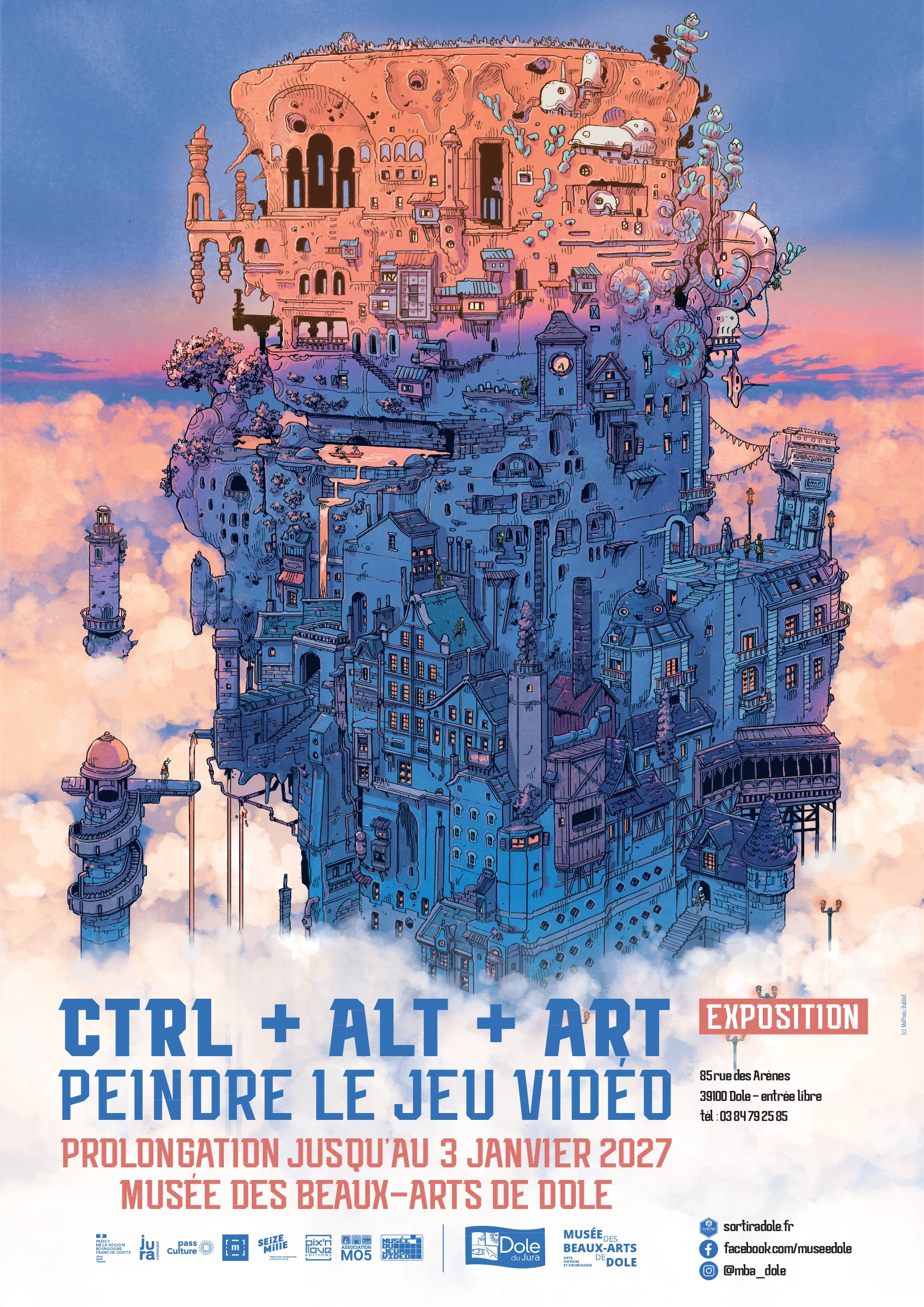 Visite guidée - Exposition temporaire « Ctrl + Alt + Art - Peindre le jeu vidéo »