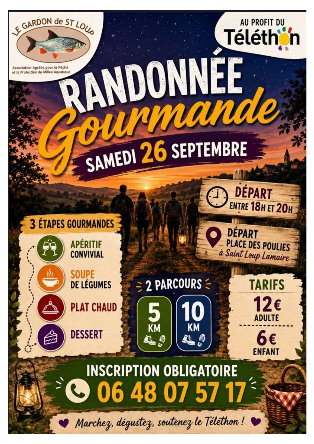 Marche gourmande à Saint-Loup-sur-Thouet