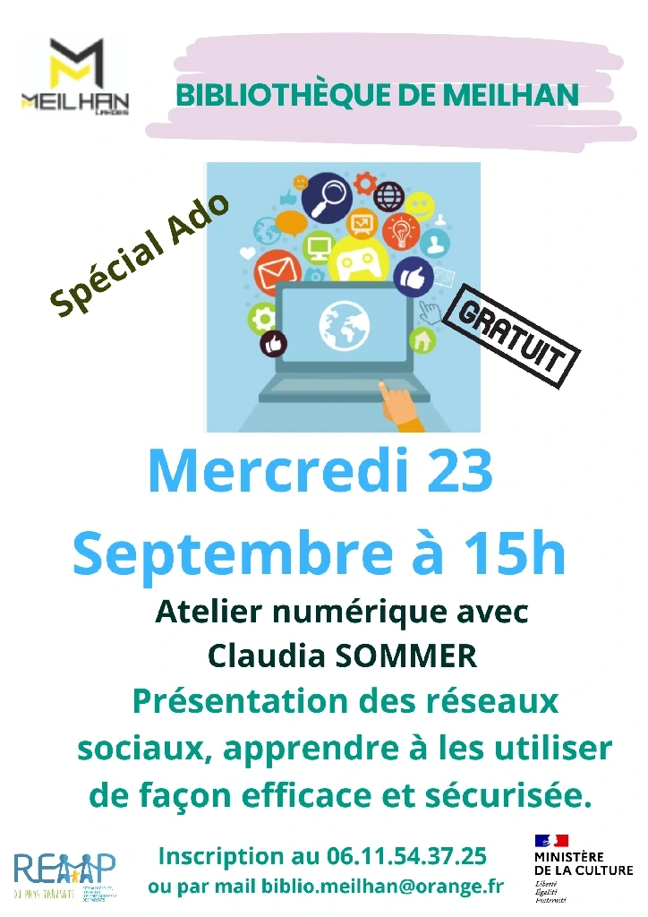 Atelier Numérique Spécial «  ado »  