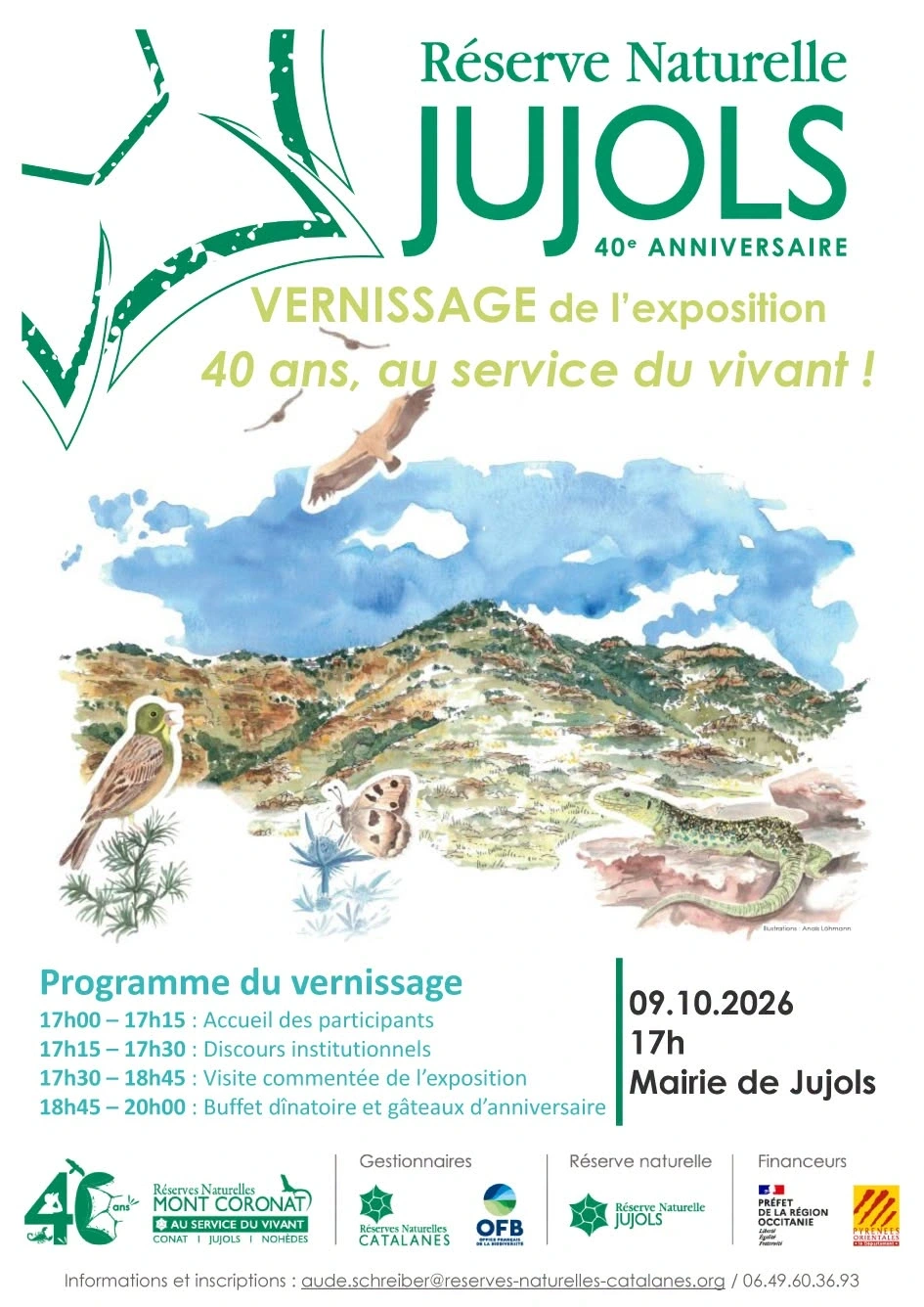 VERNISSAGE DE L'EXPOSITION 40 ANS AU SERVICE DU VIVANT