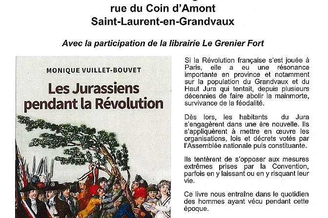 Présentation : "Les Jurassiens pendant la Révolution".