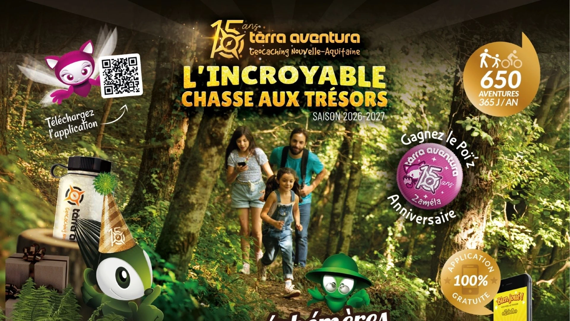 Tèrra aventura Zaméla, parcours éphémère Spécial Mois du Climat