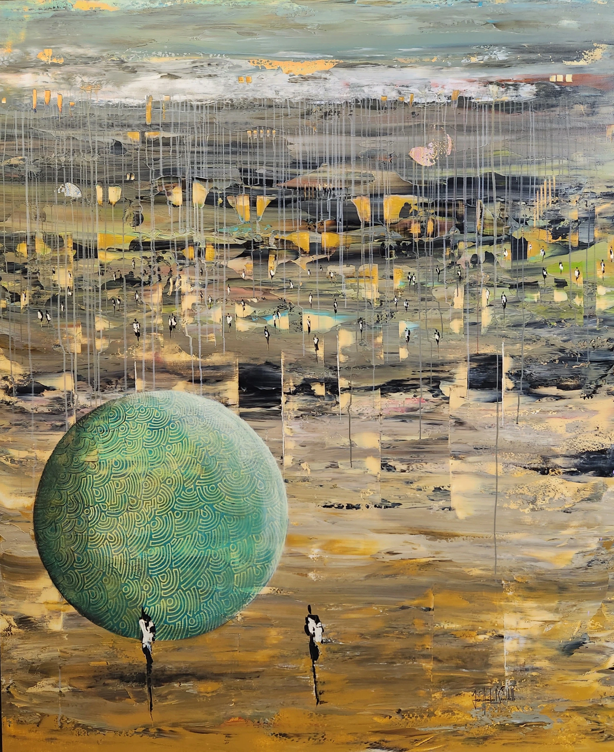 Visite de l'atelier de l'artiste Jean-Humbert Savoldelli