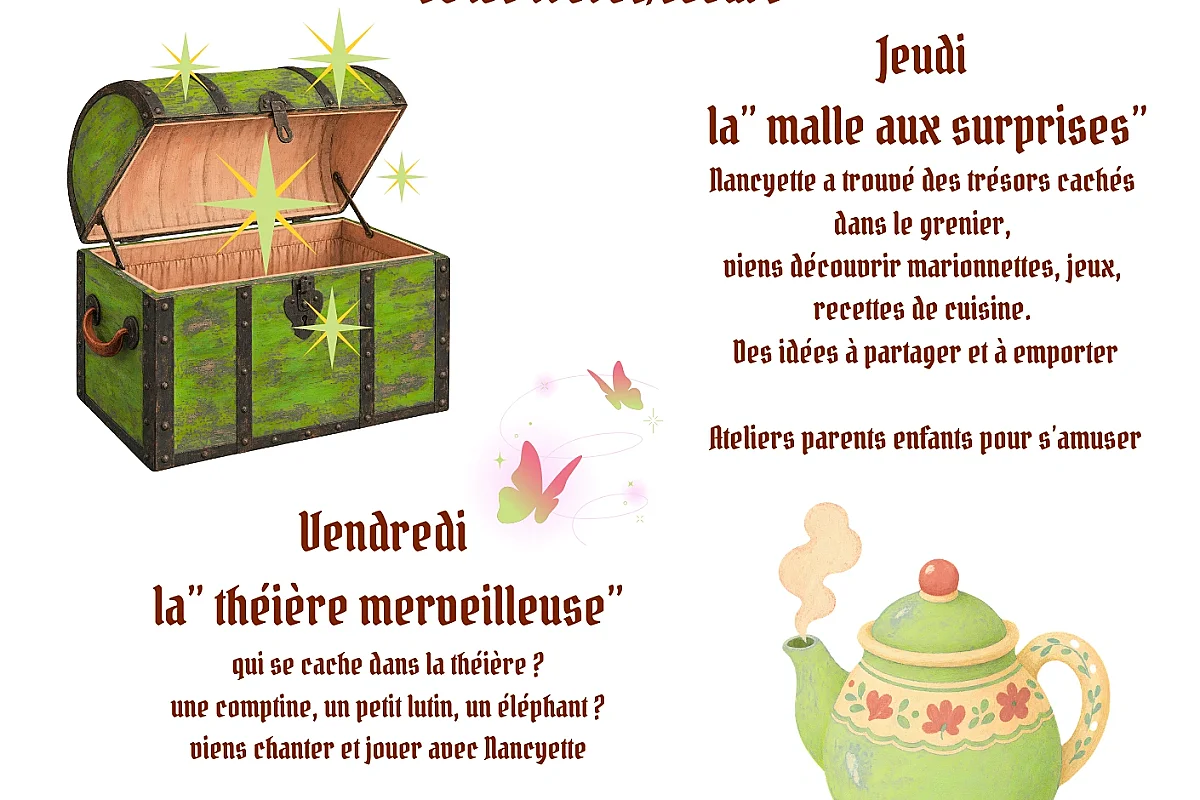 Jeudi après-midi : La malle aux surprises