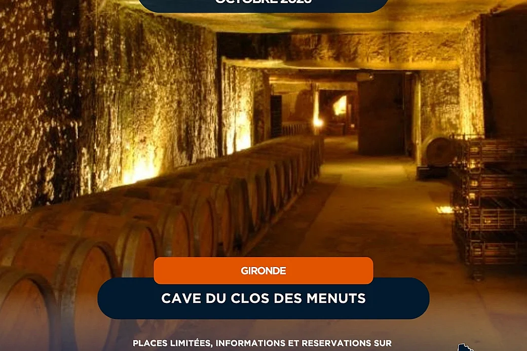 La nuit des Châteaux - Visite des caves monolithes à la lampe au Clos des Menuts
