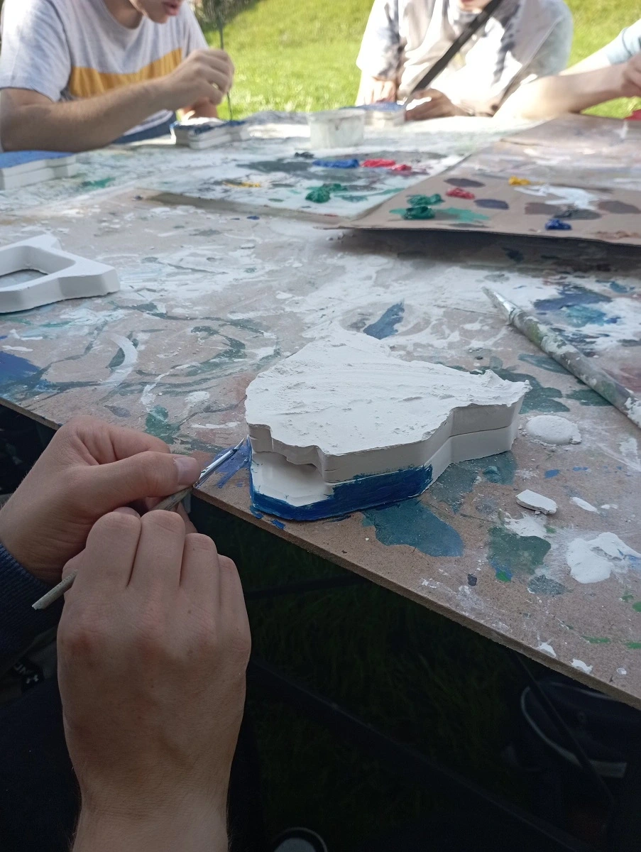 Atelier enfants > Réalise ta maquette d'une casemate camouflée