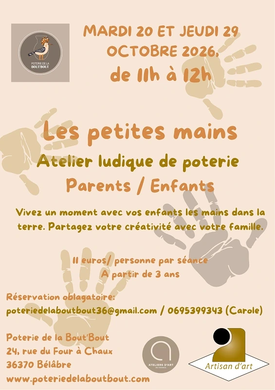 Ateliers modelage enfants/parents "Spécial déco de Noêl"