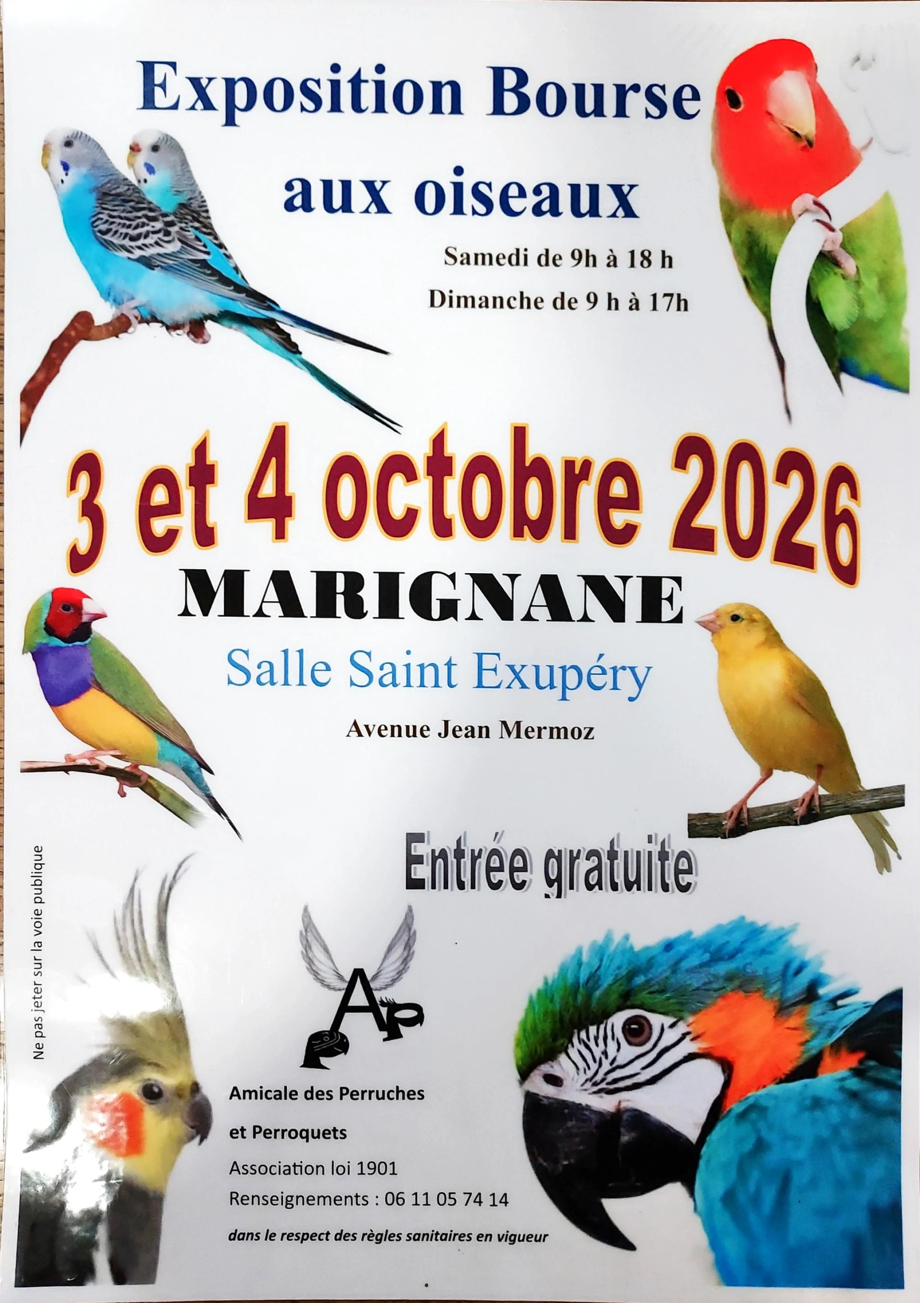 Exposition et bourse aux oiseaux