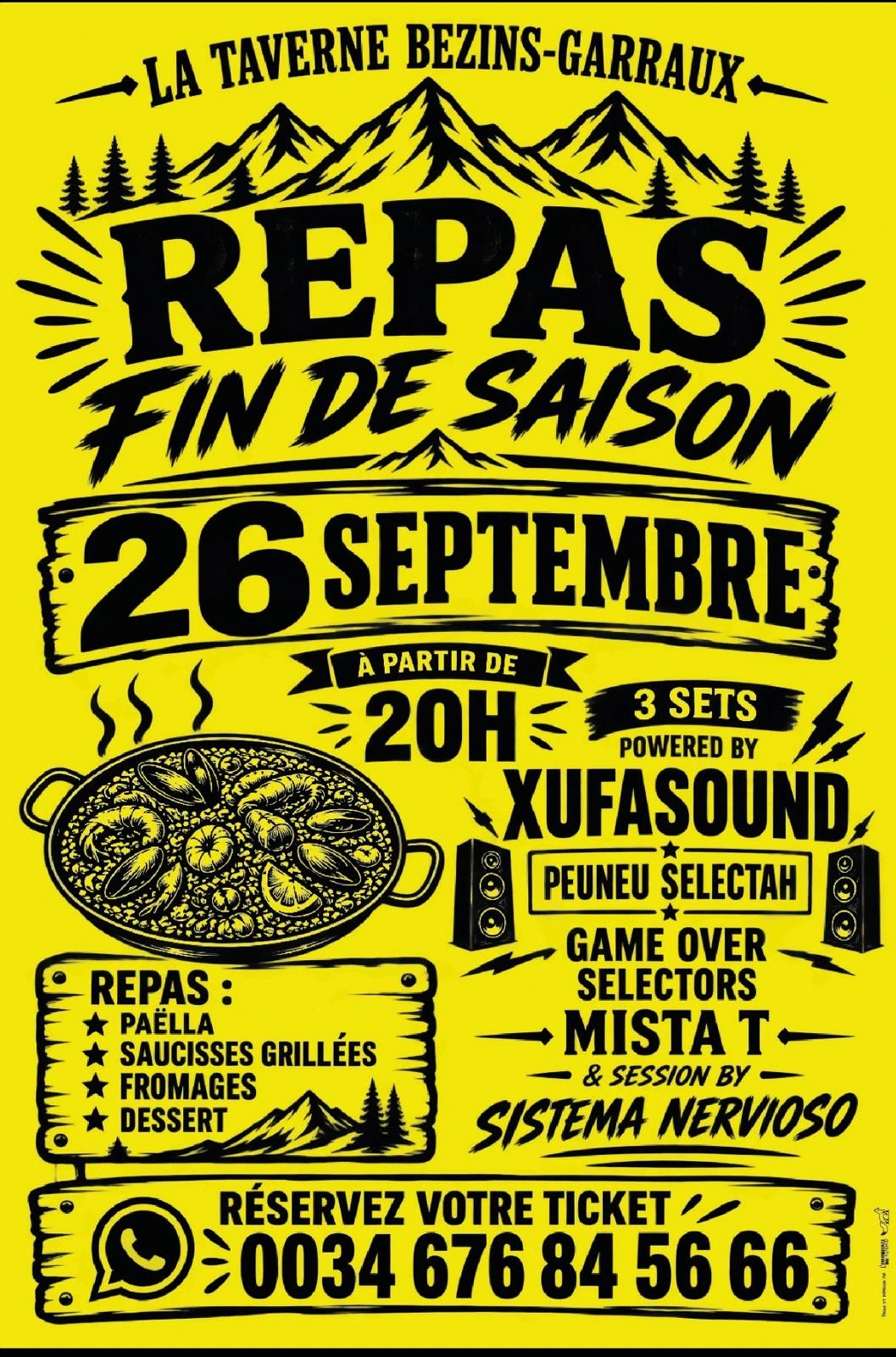 SOIRÉE DE FIN DE SAISON