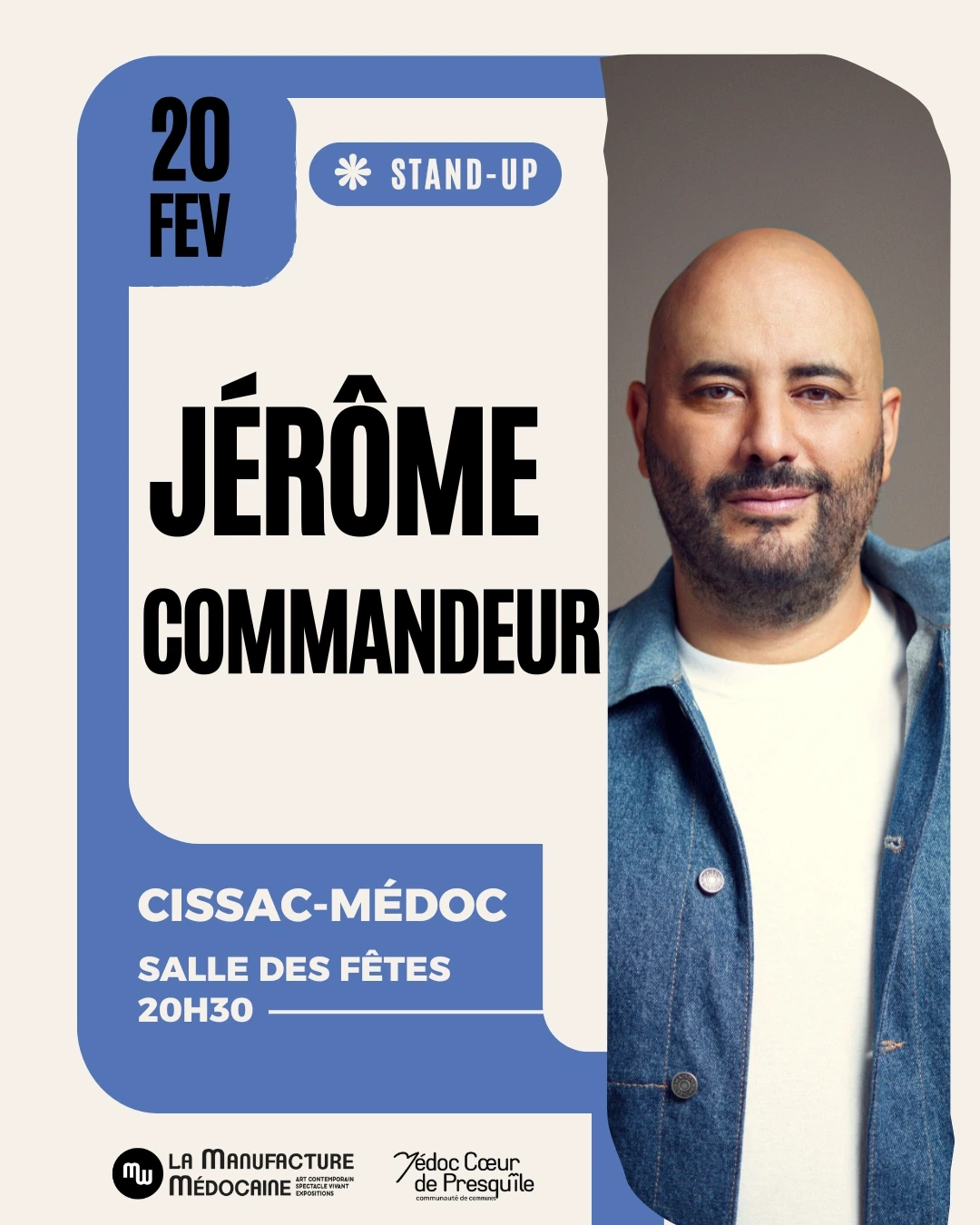 Théâtre : Jérôme Commandeur tente des trucs