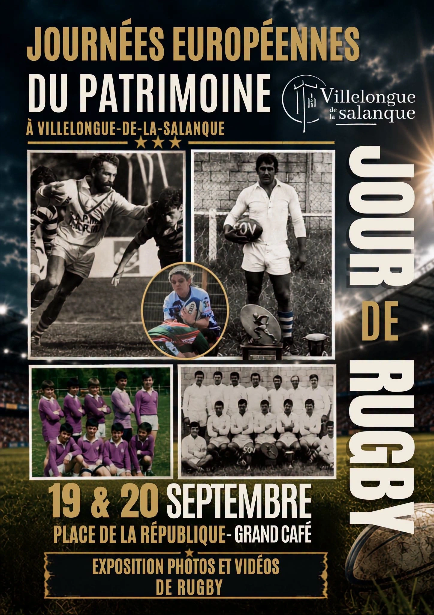 JOURNEES DU PATRIMOINE - EXPOSITION SUR L'HISTOIRE DU RUGBY