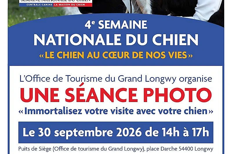 Immortalisez votre visite avec votre chien
