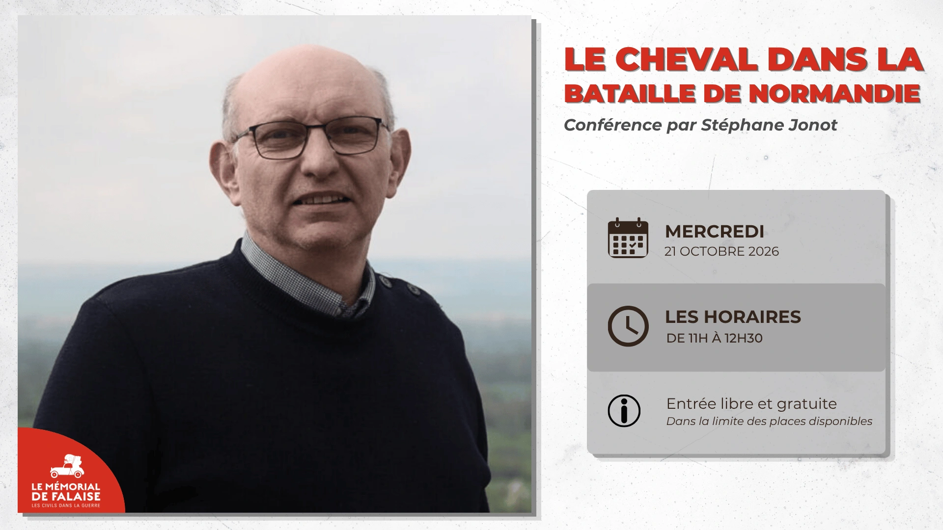Conférence "Le cheval dans la Bataille de Normandie" par Stéphane Jonot