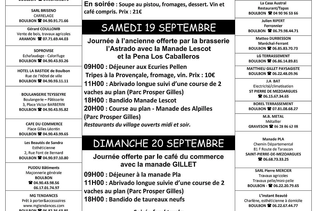 Fête du Club Taurin