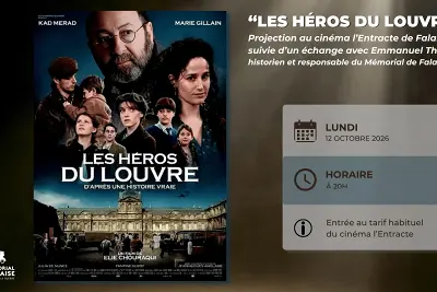 Projection "Les Héros du Louvre" suivie d'un échange avec Emmanuel Thiébot