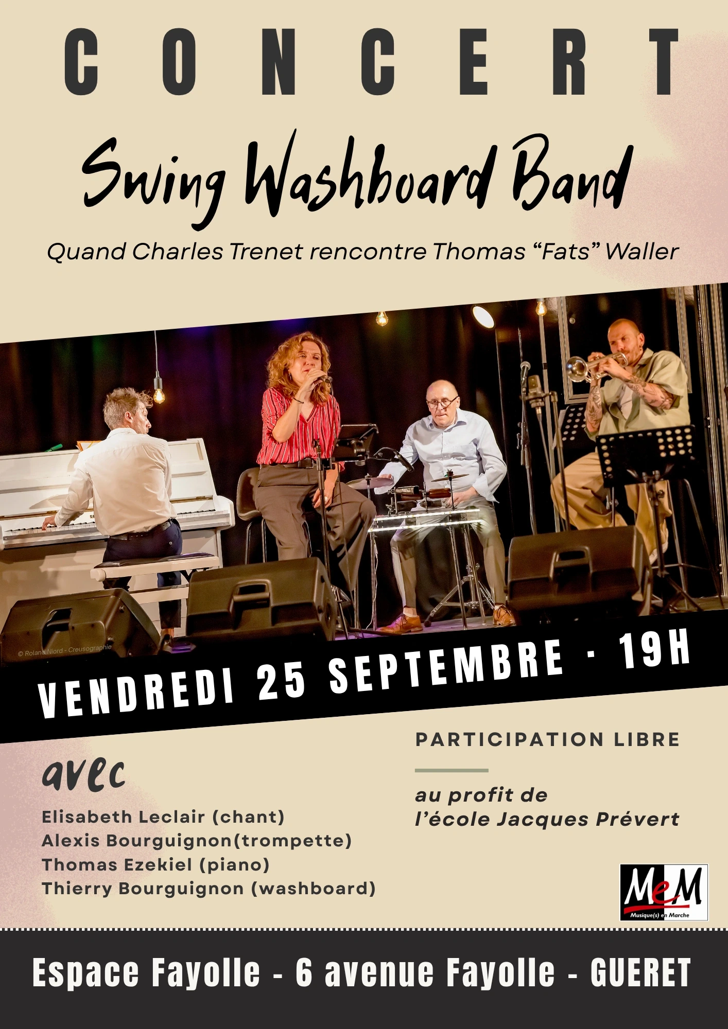 CONCERT SWING WASHBOARD BAND