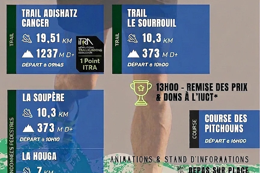 TRAIL & RANDONNÉES "TOUS UNIS CONTRE LE CANCER"
