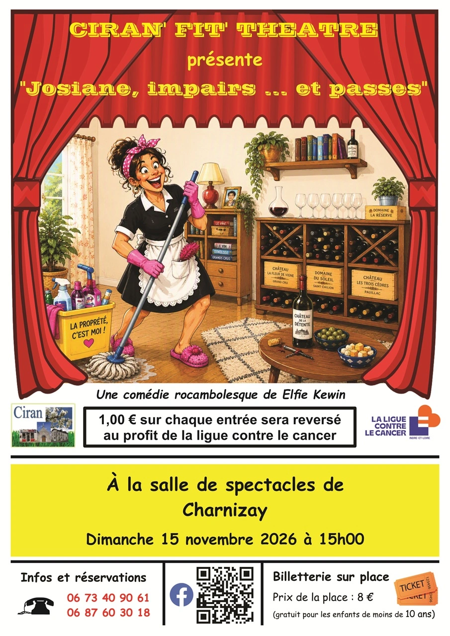Théâtre " Josiane, impairs... et passes "