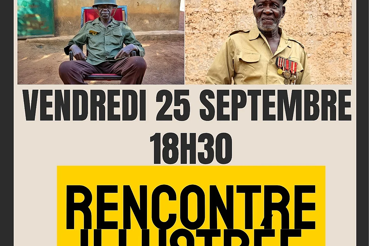 RENCONTRE ILLUSTRÉE CONFÉRENCE "LES INVISIBLES  LES TIRAILLEURS SÉNÉGALAIS" DE WARREN SARE