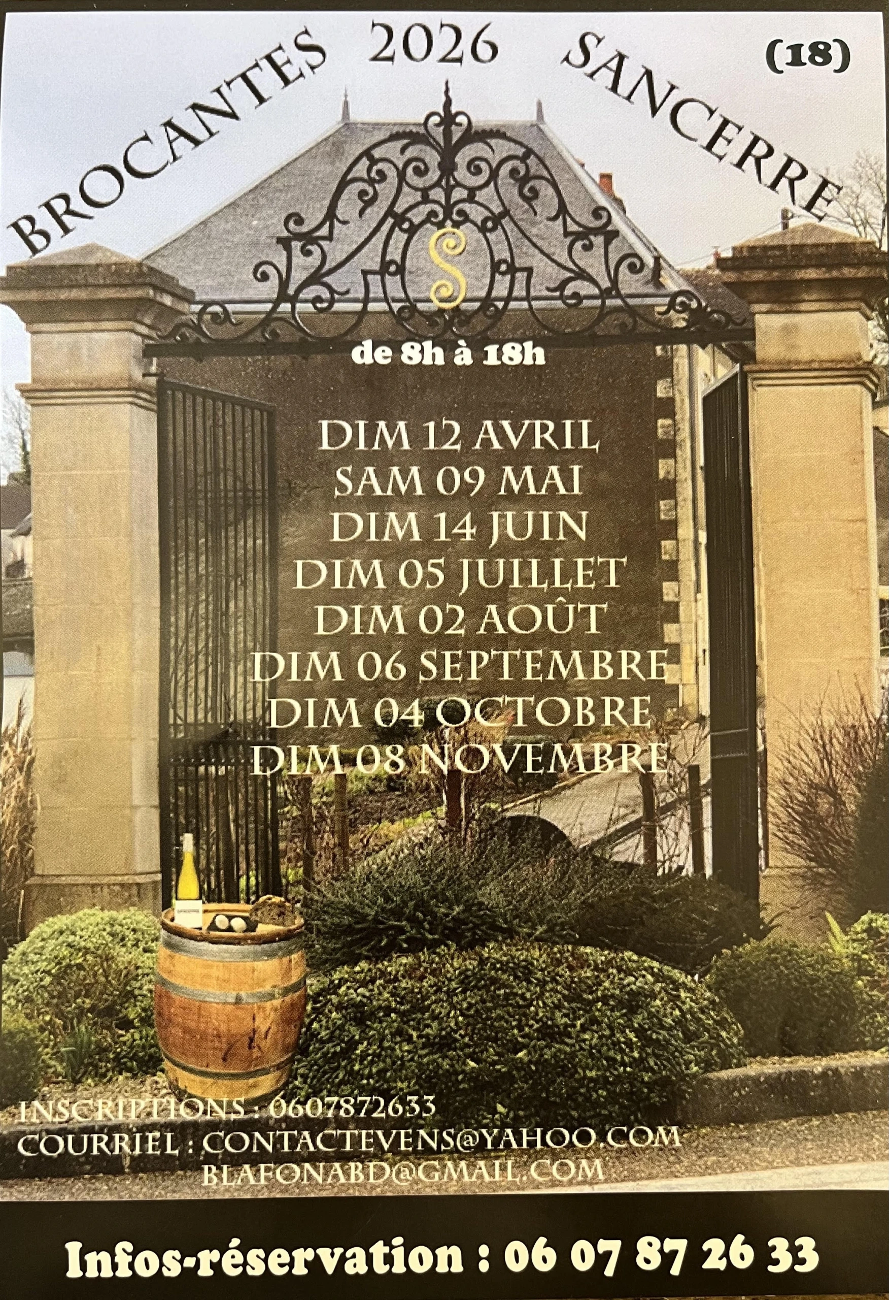 Brocante de Sancerre annulée