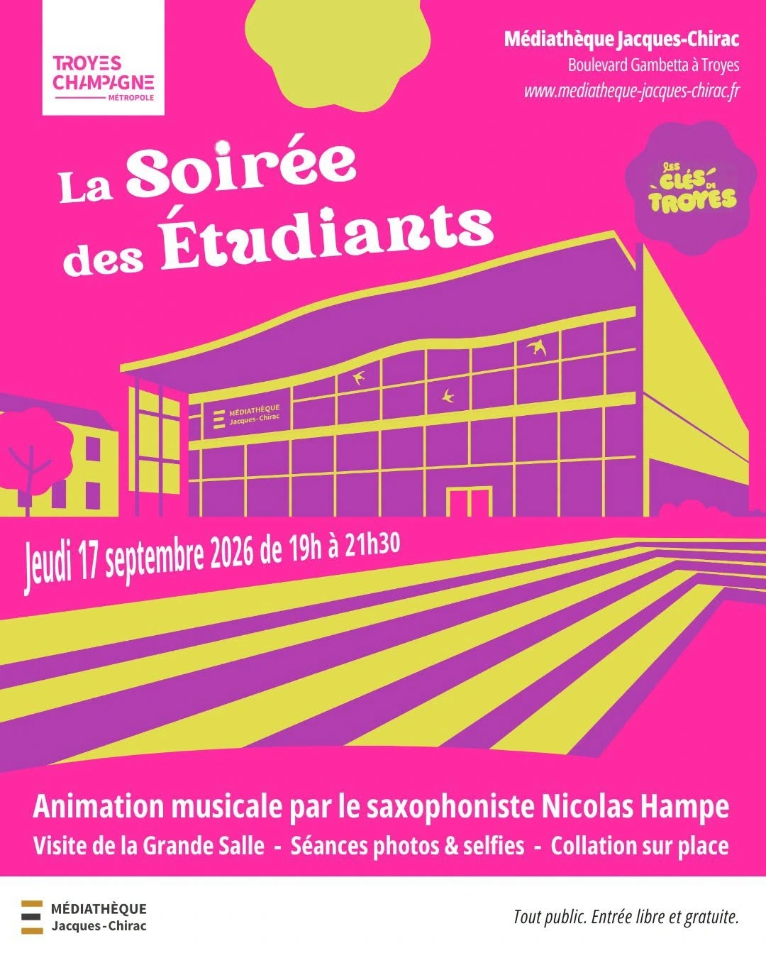 La Soirée des Étudiants - Les Clés de Troyes