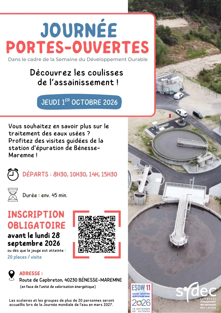 Journée portes ouvertes au Sydec :  Découvrez les coulisses de l'assainissement