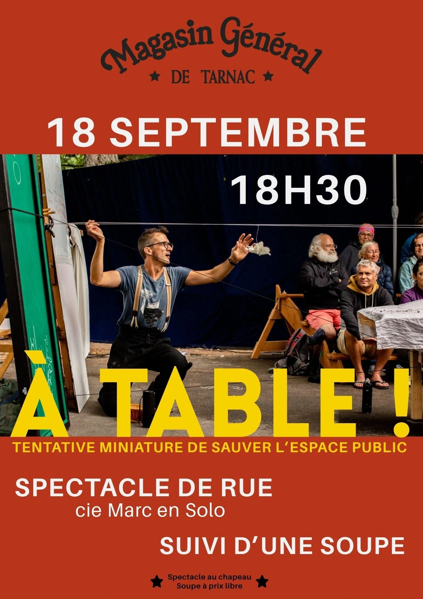 Spectacle de rue : A table !